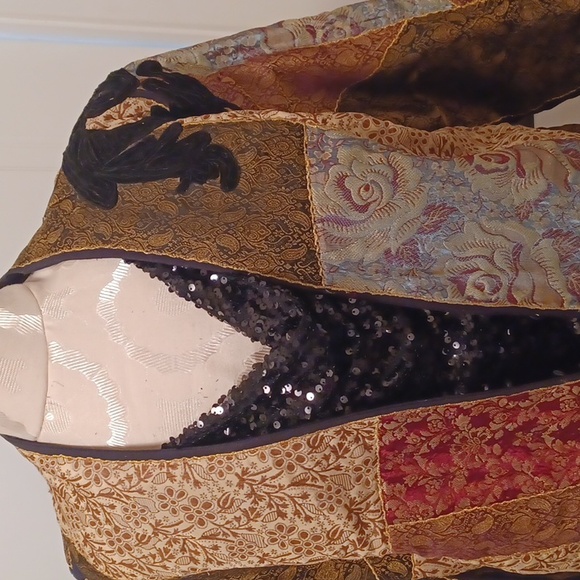 Soft Surroundings Savoie Patchwork Brocade Jacket. - Picture 13 of 13